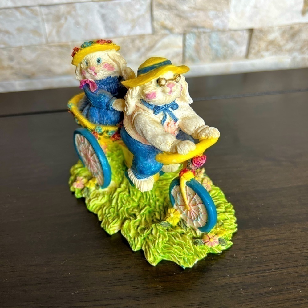 Rabbits on bicycle​​​​​​​​